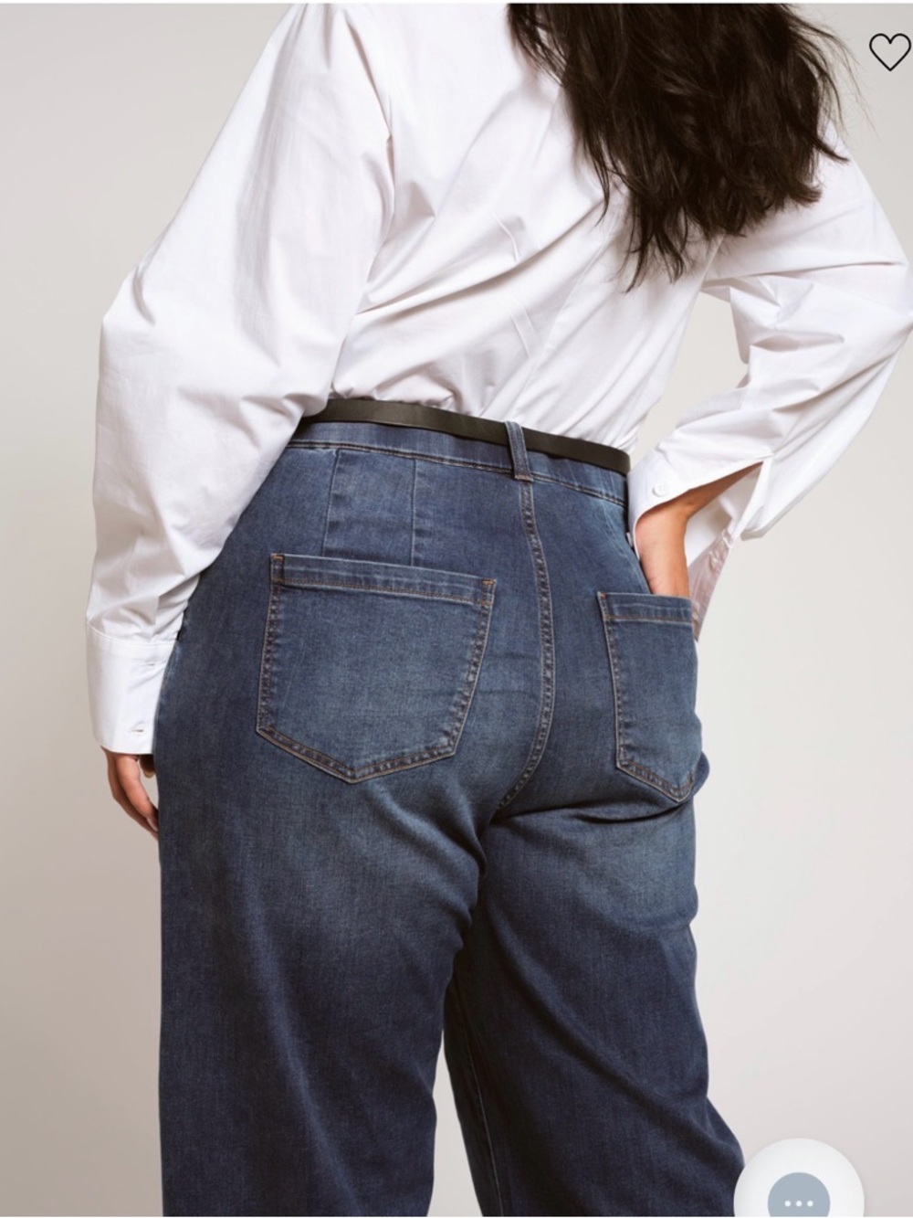 Universal Standard Carol High Rise High Stretch Wide Leg Jeans - 16 - Picture 3 of 3